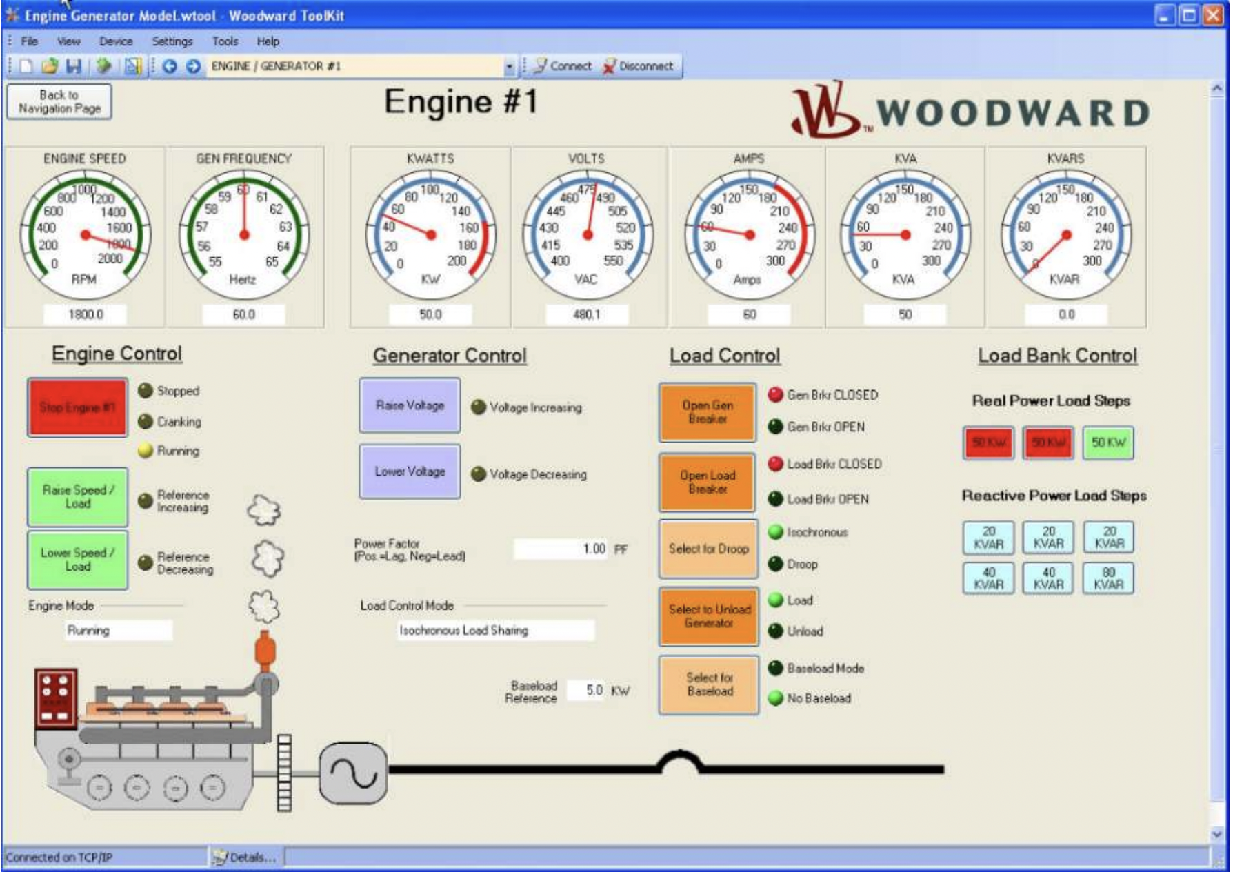 Woodward Toolkit software